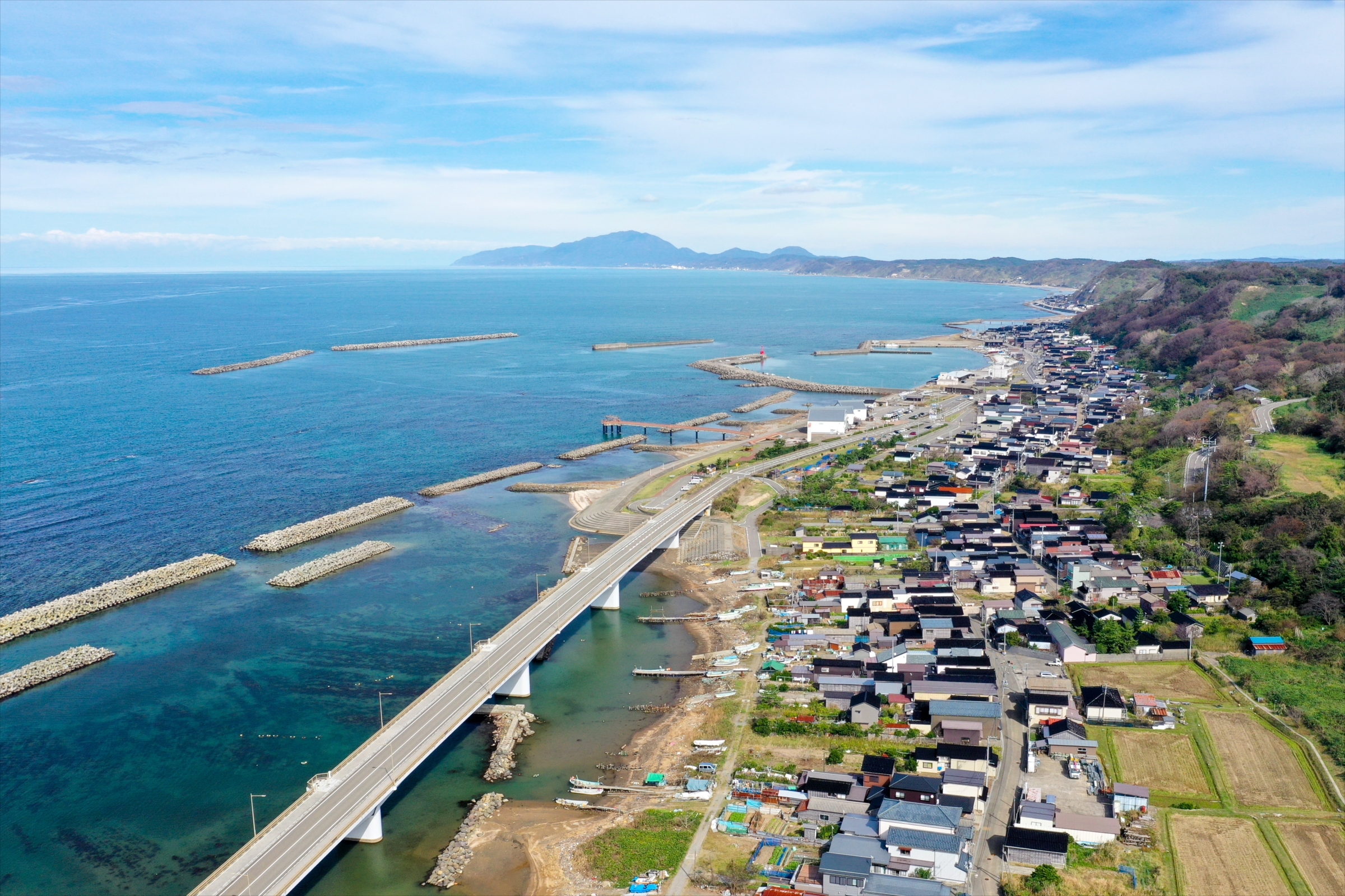 海岸全景の写真