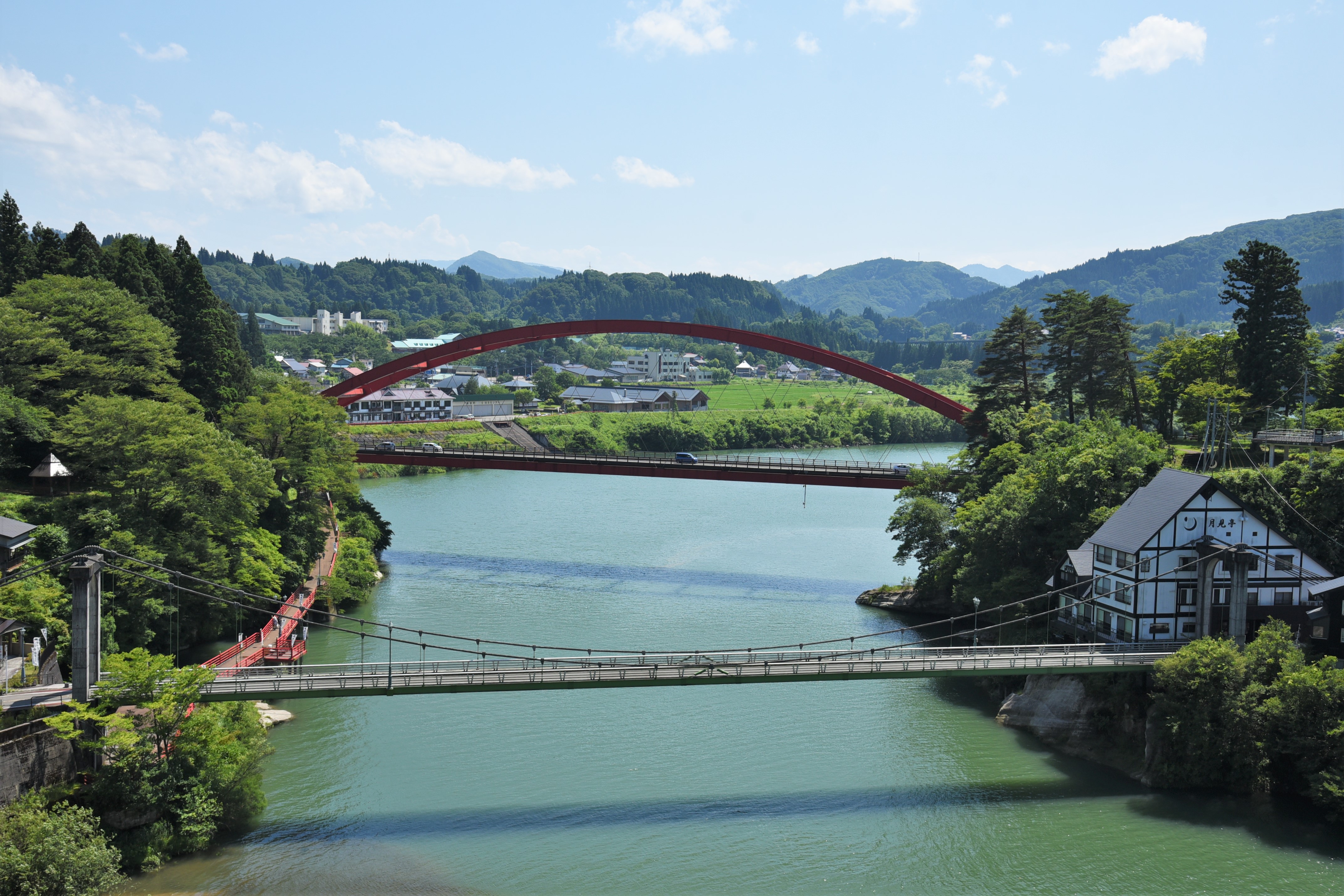 圓藏寺の舞台から見た風景の画像