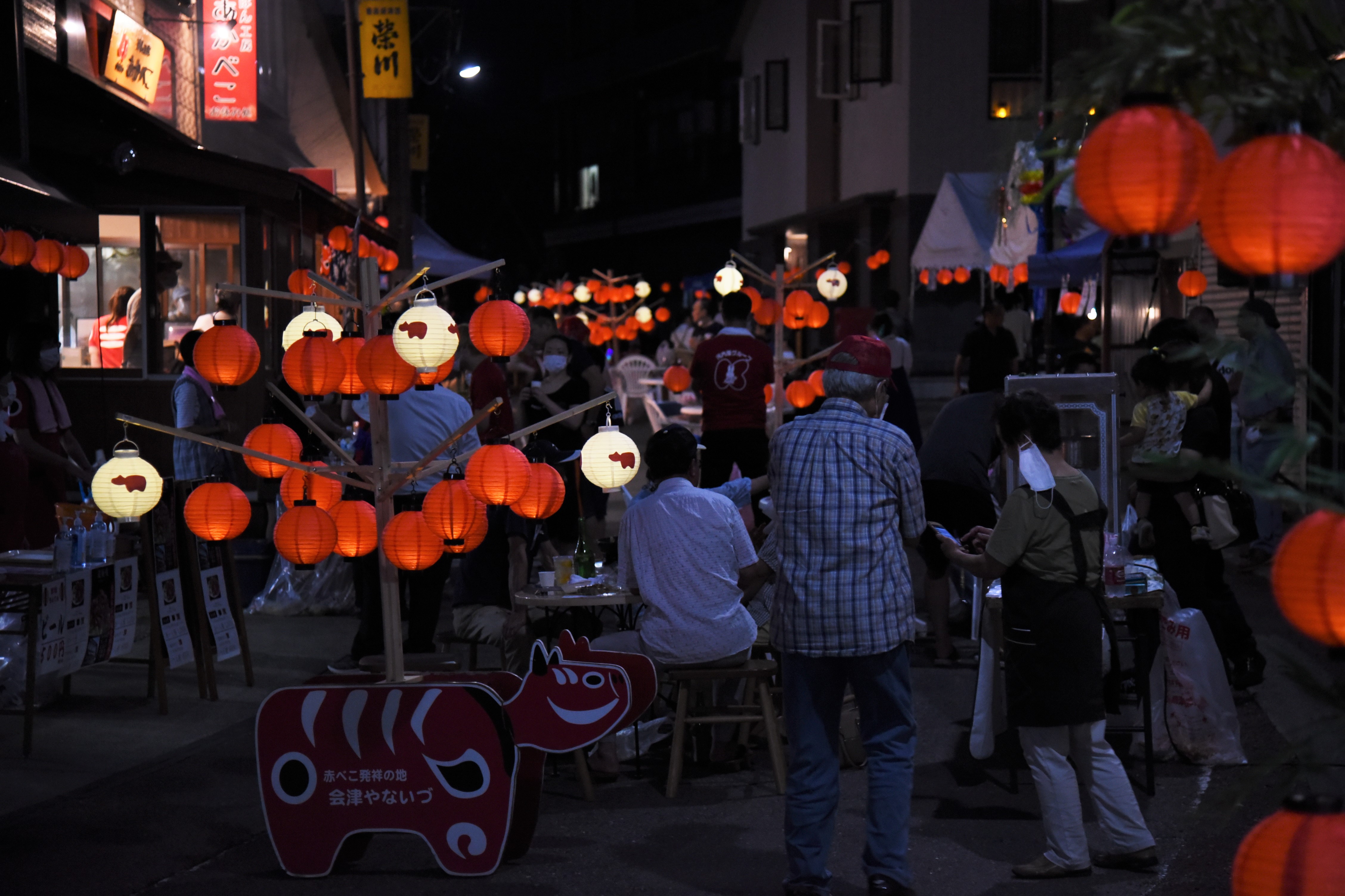 商店街で行われたイベントの画像